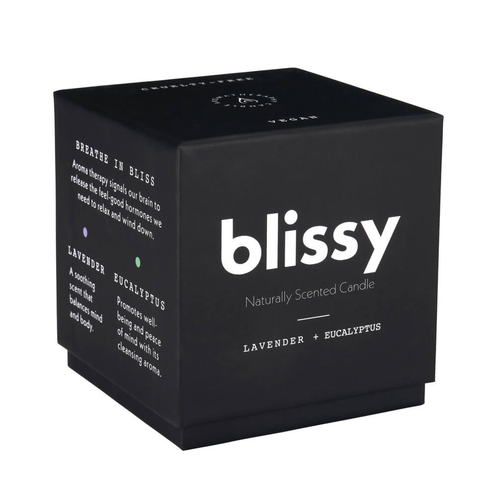 Blissy Candle - Lavender & Eucalyptus