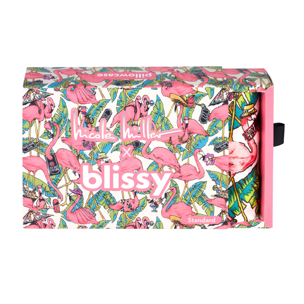 Pillowcase - Nicole Miller - Flamingo - King
