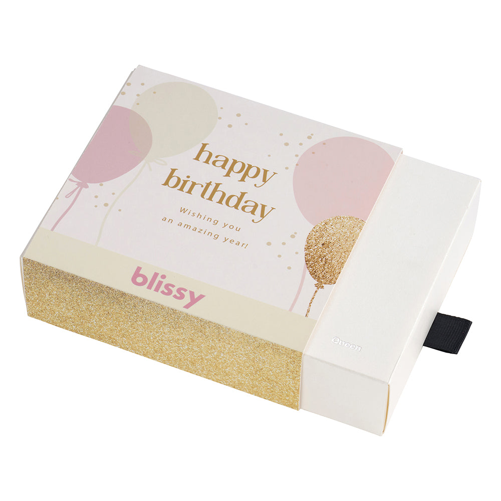 Blissy - Happy Birthday Gift Sleeve - Gold