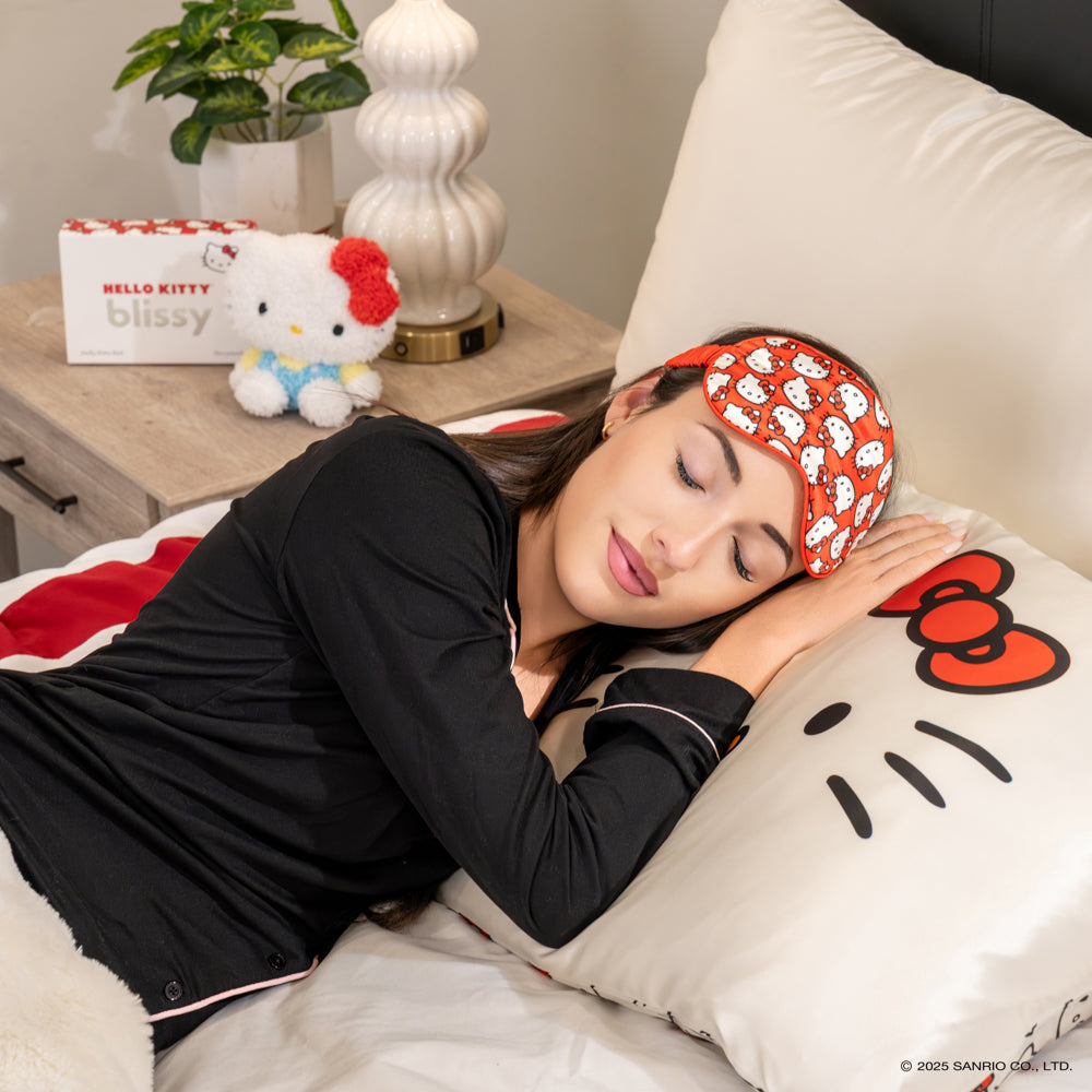 Sleep Mask - Happy Hello Kitty