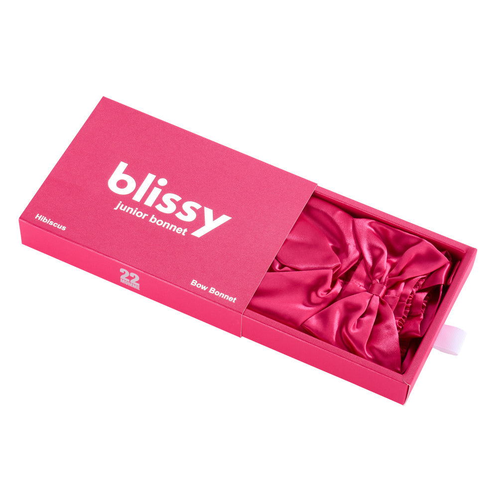 Blissy Junior Bow Bonnet - Hibiscus