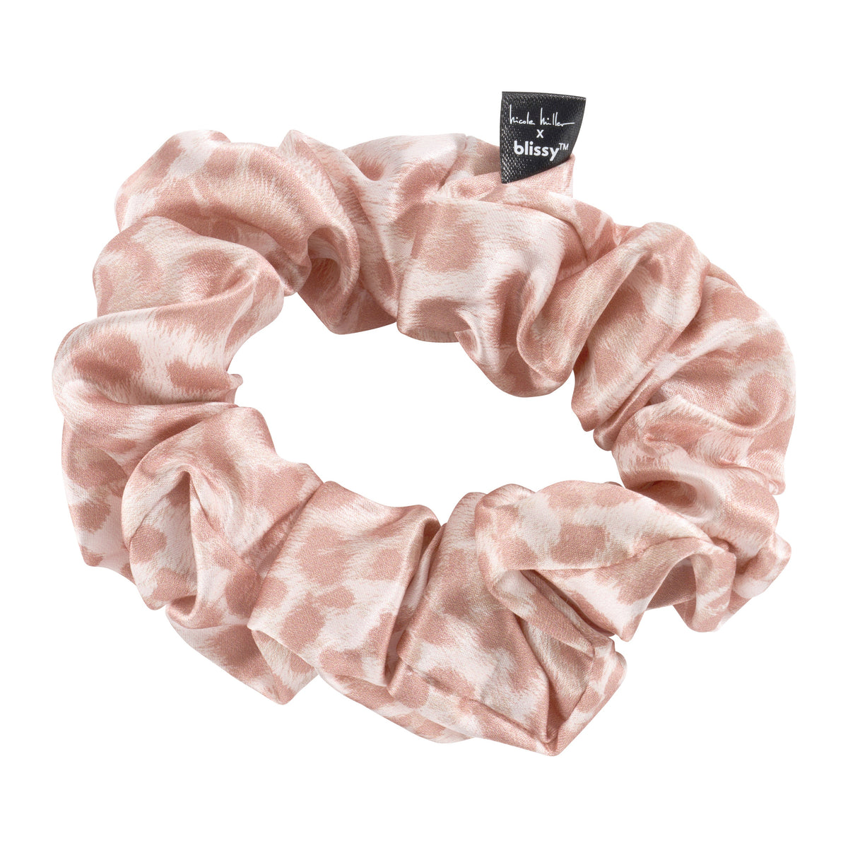 Blissy Scrunchies - Nicole Miller - Mauve Cheetah
