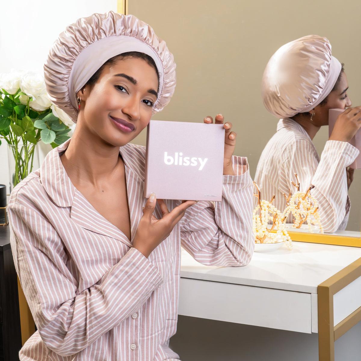 Blissy Halo Bonnet - Pink