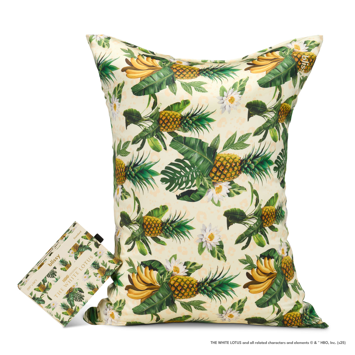 Pillowcase - White Lotus - Pineapple - Standard