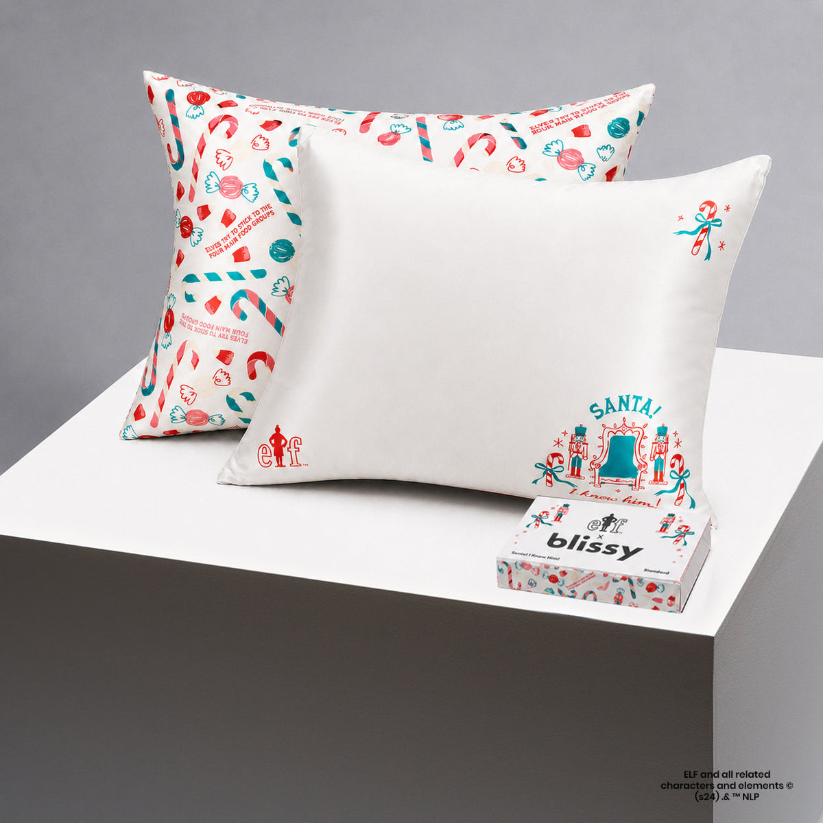 Pillowcase - Elf “Santa! I Know Him!” - King